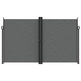 En pare-brise Vidaxl extensible 200x1000 cm anthracite -colored