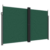 Pare-brise vidaxl extensible 200x1000 cm vert foncé