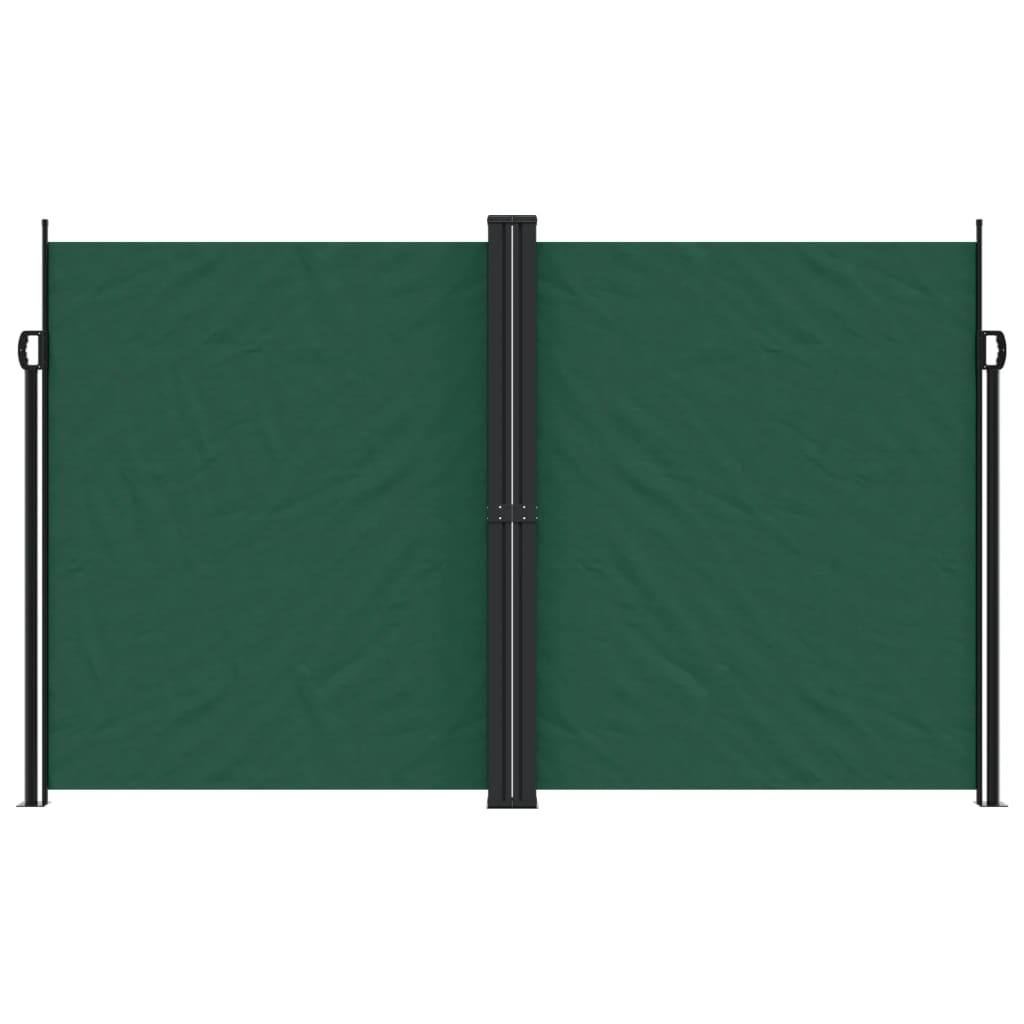 VidaXL Windshield Extendable 200x1000 cm Dark green