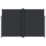 Vidaxl windscherm uittrekbaar 220x1000 cm zwart