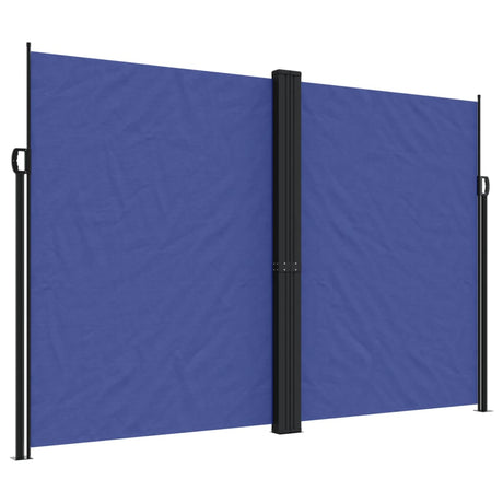 Vidaxl windscherm uittrekbaar 220x1000 cm blauw