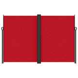 Vidaxl windscherm uittrekbaar 220x1000 cm rood