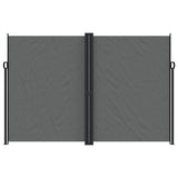 Vidaxl windscherm uittrekbaar 220x1000 cm antracietkleurig