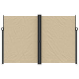 Vidaxl windscherm uittrekbaar 220x1000 cm beige
