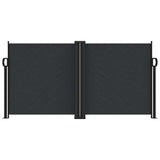 Vidaxl windscherm uittrekbaar 120x1200 cm zwart