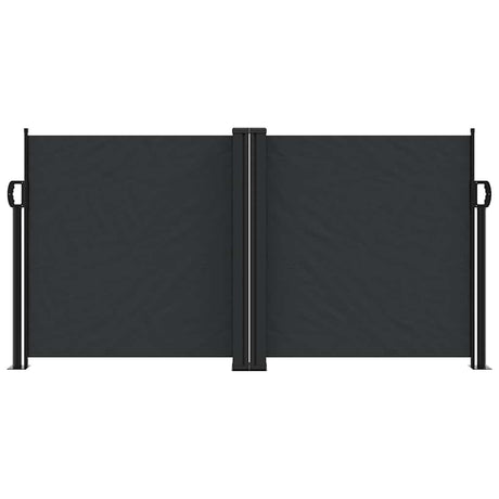 Vidaxl windscherm uittrekbaar 120x1200 cm zwart