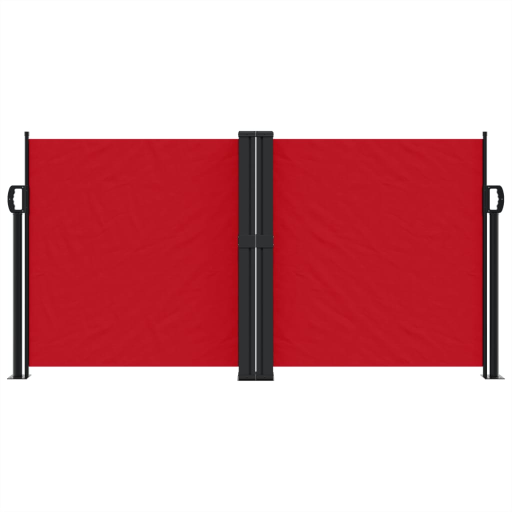 Vidaxl windscherm uittrekbaar 120x1200 cm rood