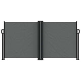 Vidaxl windscherm uittrekbaar 120x1200 cm antracietkleurig