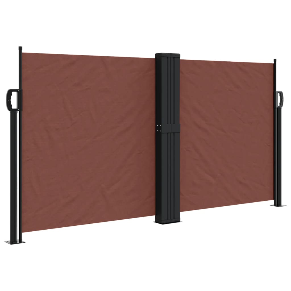 VidaXL Windshield Extendable 120x1200 cm brown