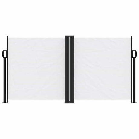 Vidaxl windscherm uittrekbaar 120x1200 cm wit