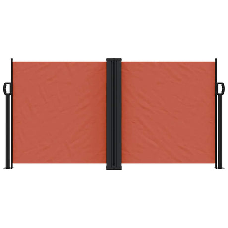 Vidaxl windscherm uittrekbaar 120x1200 cm terracottakleurig