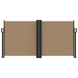 VidaXL Windshield Extendable 120x1200 cm Taupe