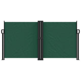 Pare-brise Vidaxl extensible 120x1200 cm vert foncé