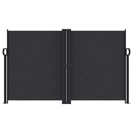 Vidaxl windscherm uittrekbaar 140x1200 cm zwart