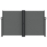 Vidaxl windscherm uittrekbaar 140x1200 cm antracietkleurig