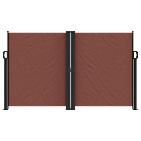 Vidaxl windscherm uittrekbaar 140x1200 cm bruin