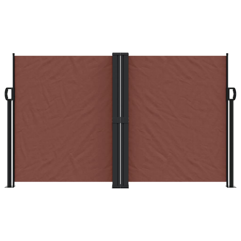 VidaXL Windshield Extendable 140x1200 cm brown