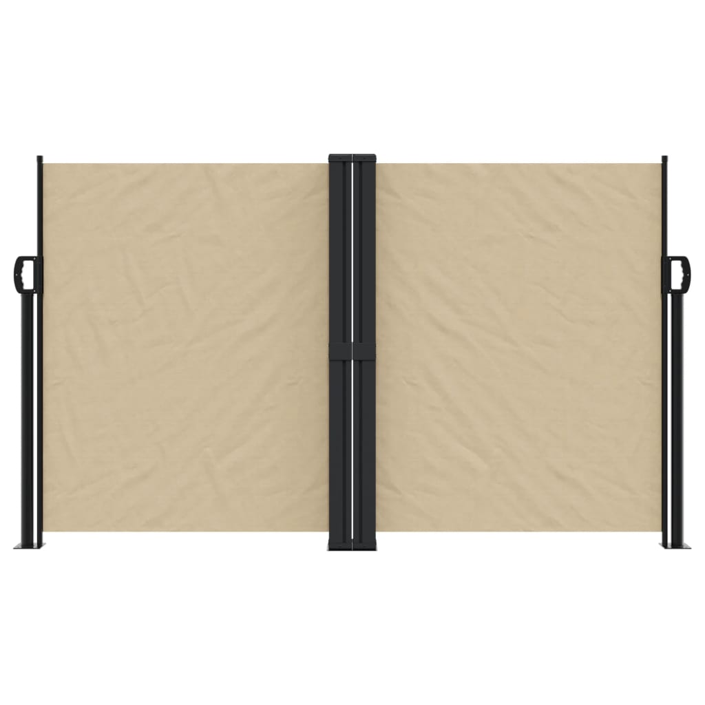 VidaXL Windshield Extendable 140x1200 cm Beige