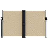 Pare-brise Vidaxl extensible 140x1200 cm beige