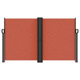 VidaXL Windshield Extendable 140x1200 cm Terracotta colored