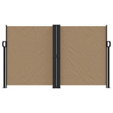 Vidaxl windscherm uittrekbaar 140x1200 cm taupe