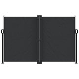 VidaXL Windshield Extendable 160x1200 cm Black