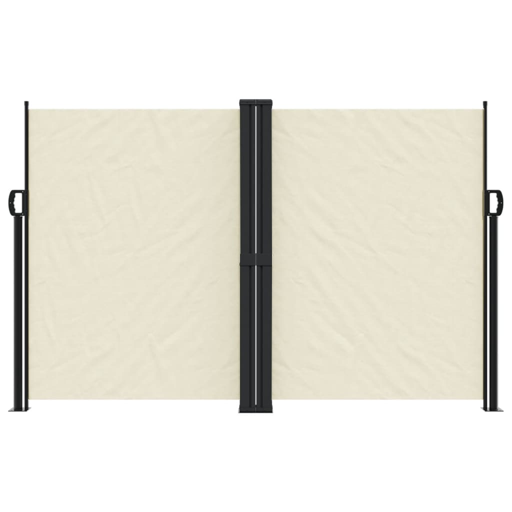 Vidaxl Windshield utdragbar 160x1200 cm Cream -Colored