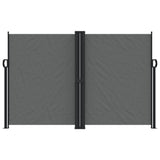 Vidaxl windscherm uittrekbaar 160x1200 cm antracietkleurig