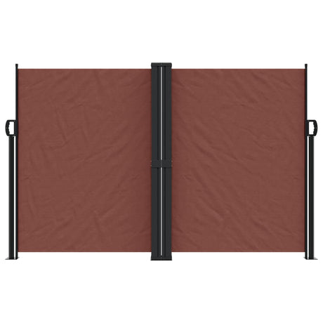 Vidaxl windscherm uittrekbaar 160x1200 cm bruin