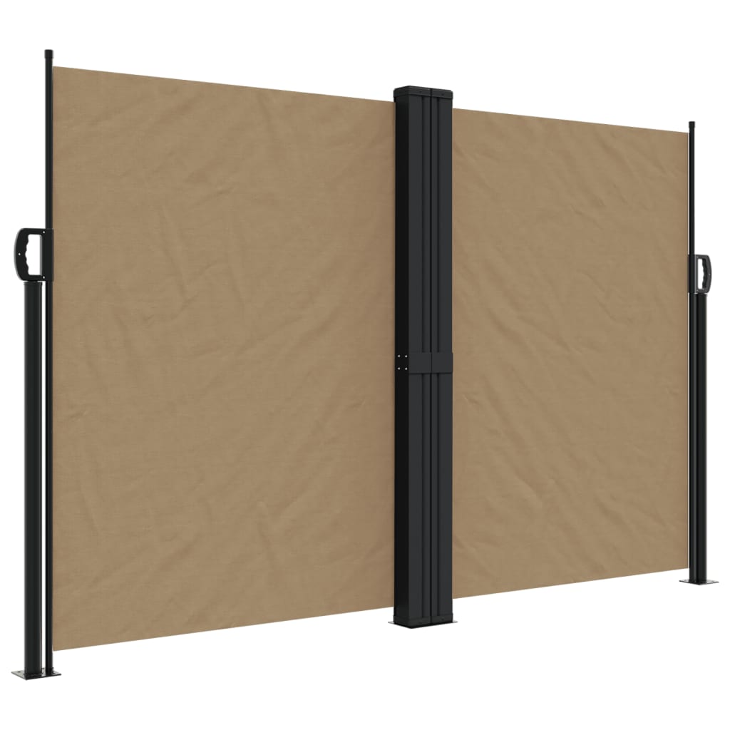 BIDAXL Windshield utdragbar 160x1200 cm taupe