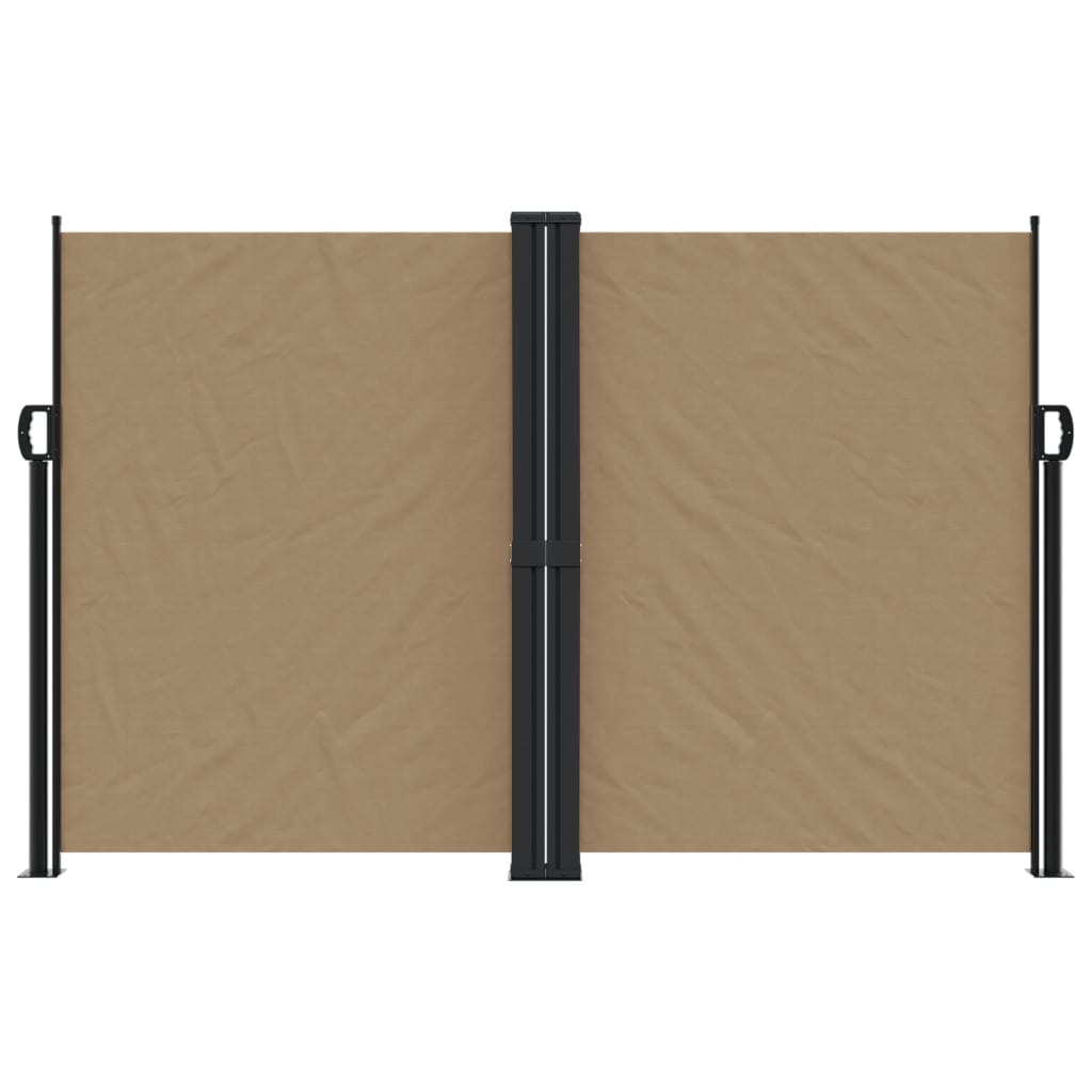 BIDAXL Windshield utdragbar 160x1200 cm taupe