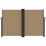 BIDAXL Windshield utdragbar 160x1200 cm taupe