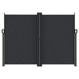 Vidaxl windscherm uittrekbaar 180x1200 cm zwart