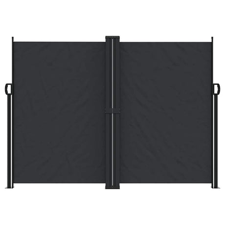 Vidaxl windscherm uittrekbaar 180x1200 cm zwart