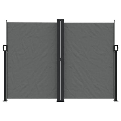Vidaxl tuinscherm uittrekbaar 180x1200 cm antracietkleurig