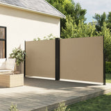 Pare-brise vidaxl extensible 180x1200 cm beige