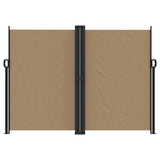 VidaXL Windshield Extendable 180x1200 cm Taupe