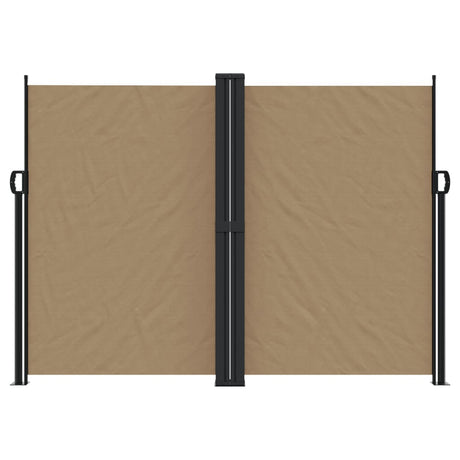 Vidaxl windscherm uittrekbaar 180x1200 cm taupe