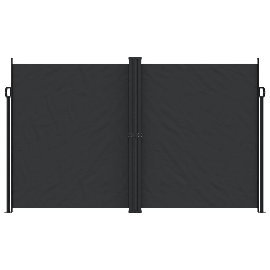 Écran de jardin vidaxl extensible 200x1200 cm noir