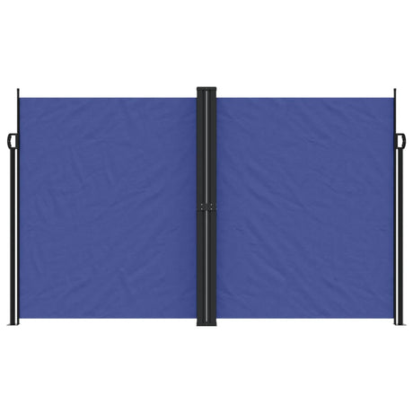 Vidaxl tuinscherm uittrekbaar 200x1200 cm blauw
