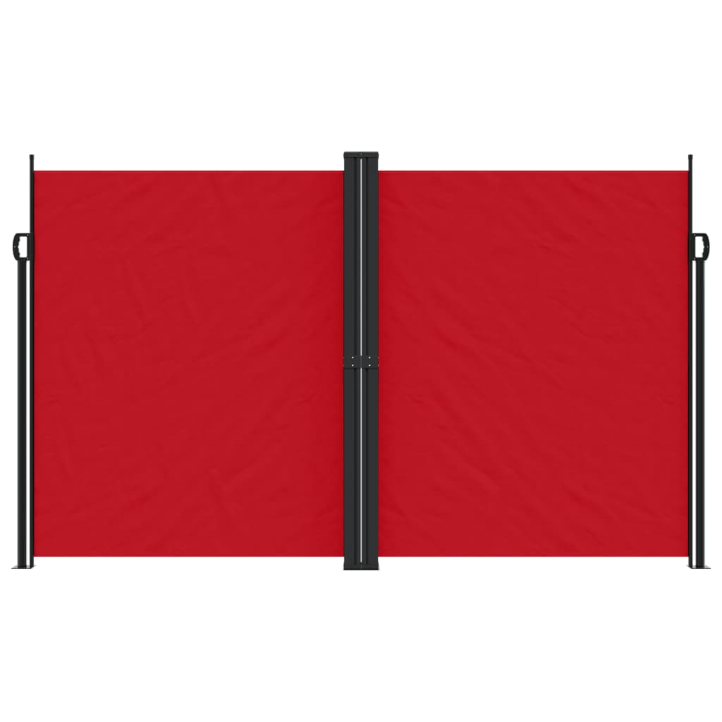 Écran de jardin vidaxl extensible 200x1200 cm rouge