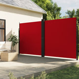 Vidaxl tuinscherm uittrekbaar 200x1200 cm rood