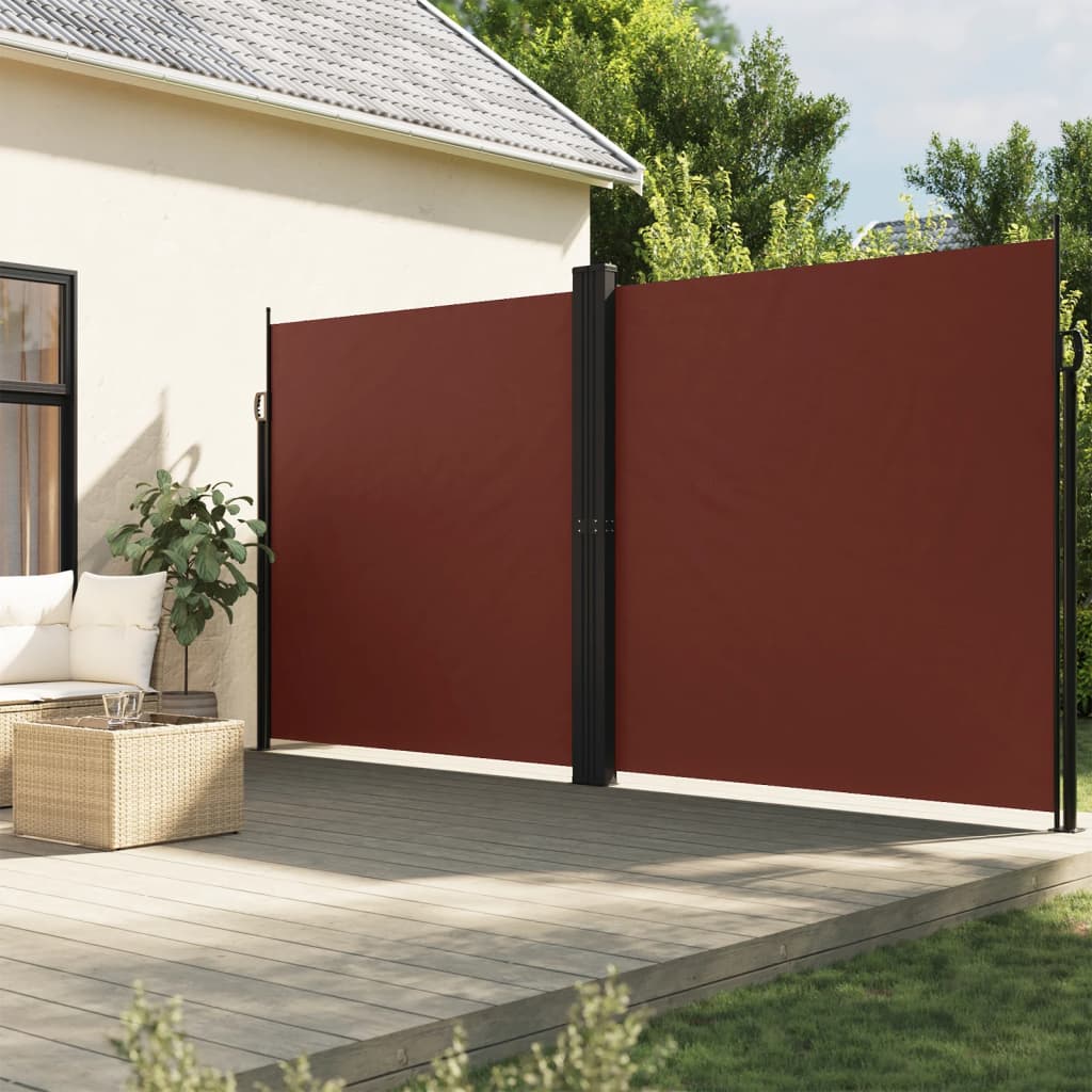 Vidaxl Garden Screen estendibile 200x1200 cm marrone