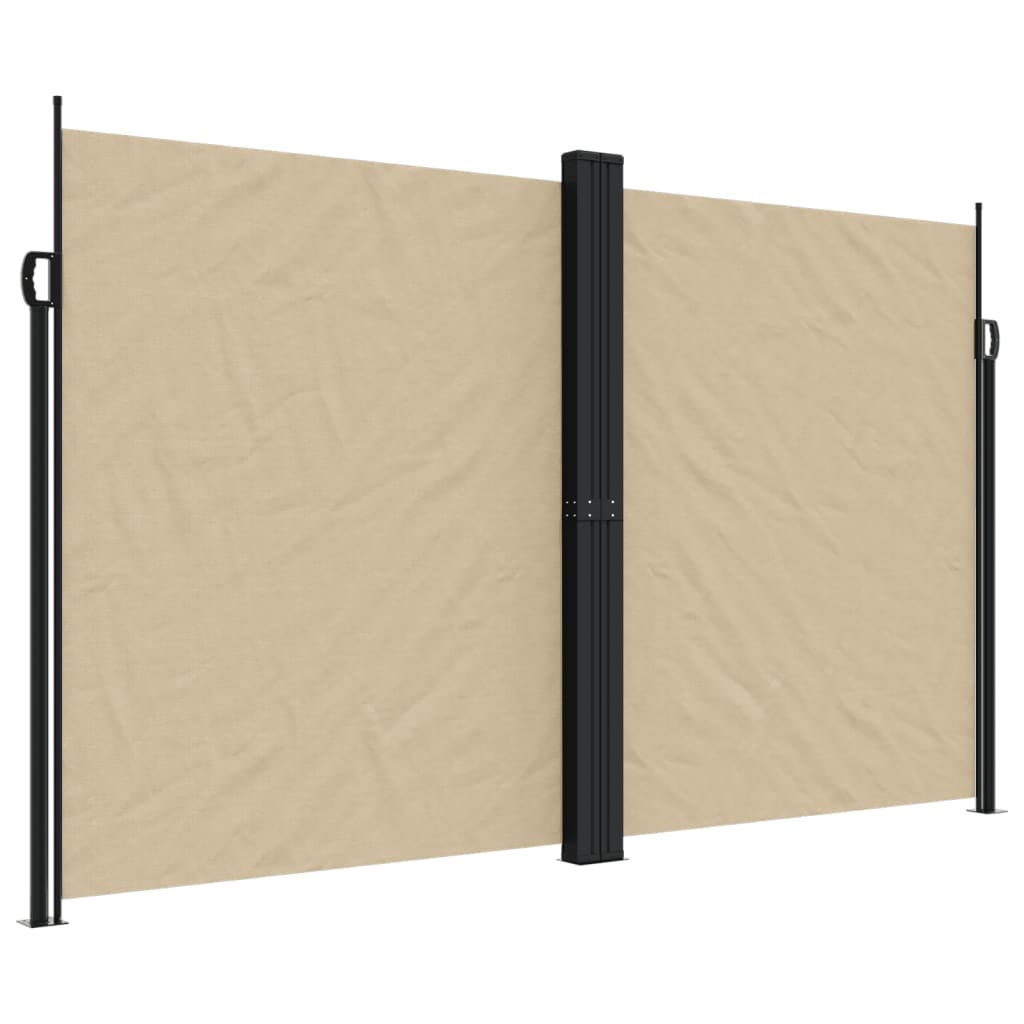 Vidaxl Paradshield estendibile 200x1200 cm beige