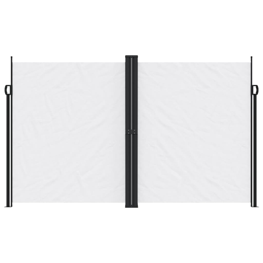 Pare-brise vidaxl extensible 200x1200 cm blanc