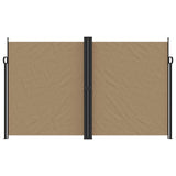 Pare-brise vidaxl extensible 200x1200 cm taupe