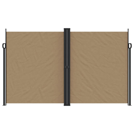 Vidaxl windscherm uittrekbaar 200x1200 cm taupe