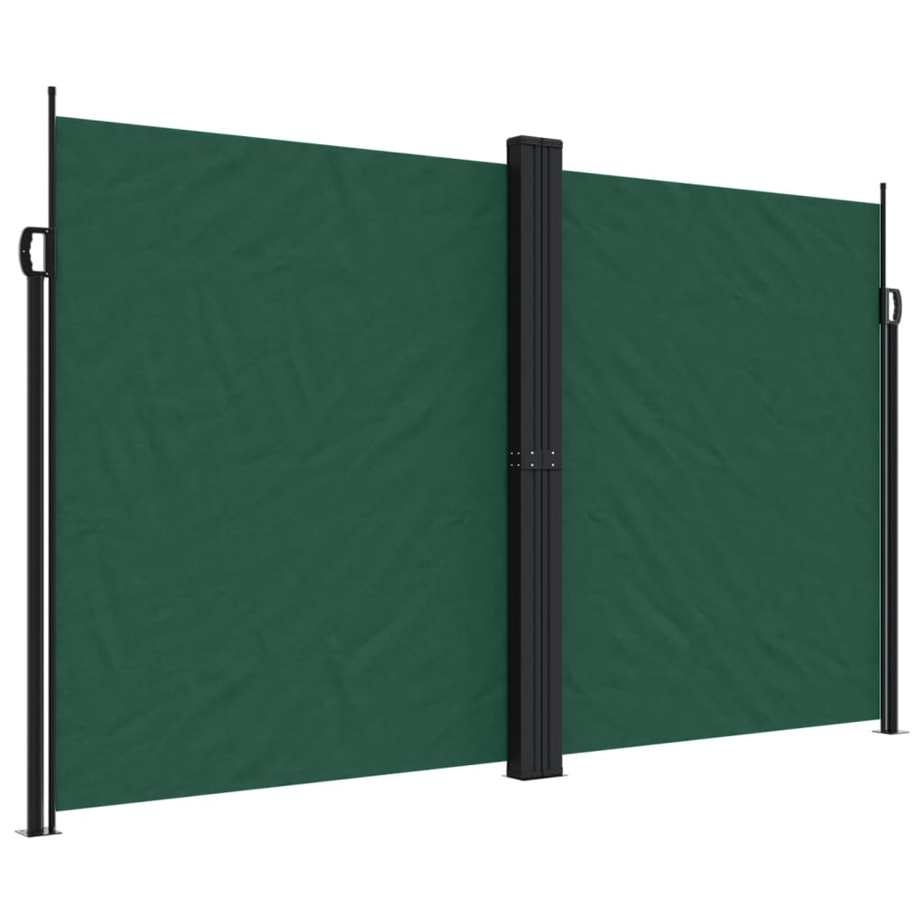 VidaXL Windshield Extendable 200x1200 cm dark green