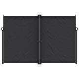 Vidaxl Garden Screen Extendable 220x1200 cm svart