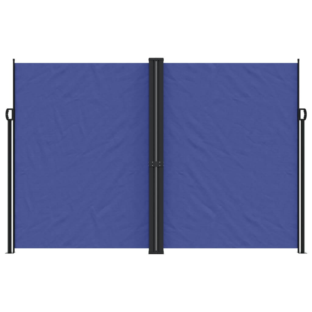 Écran de jardin vidaxl extensible 220x1200 cm bleu